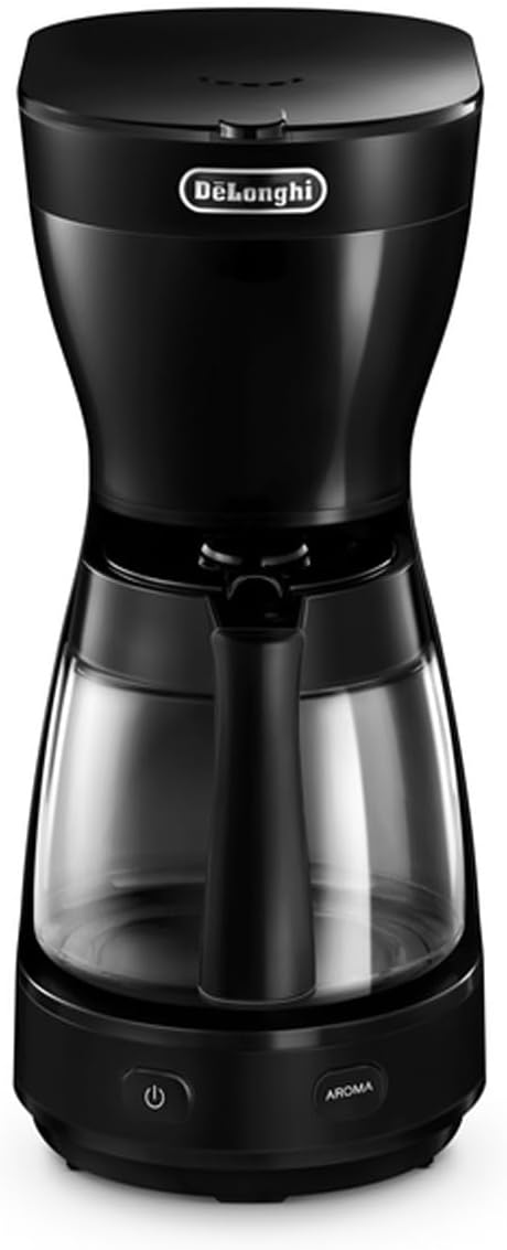 Delonghi American Coffee Maker 10 Cups Glass Jug Black