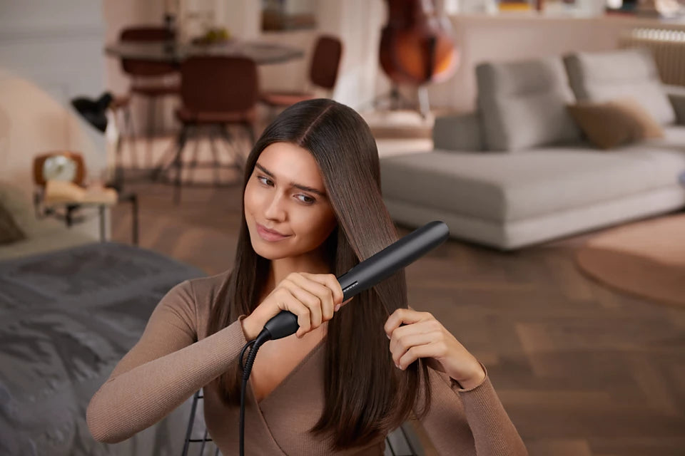 Philips BHS510 Hair Iron -Thermo Shield Technology - Argan Oil Filled Ceramic 120°C to 230°C Philips BHS510 Hair Iron -Thermo Shield Technology - Argan Oil Filled Ceramic 120°C to 230°C