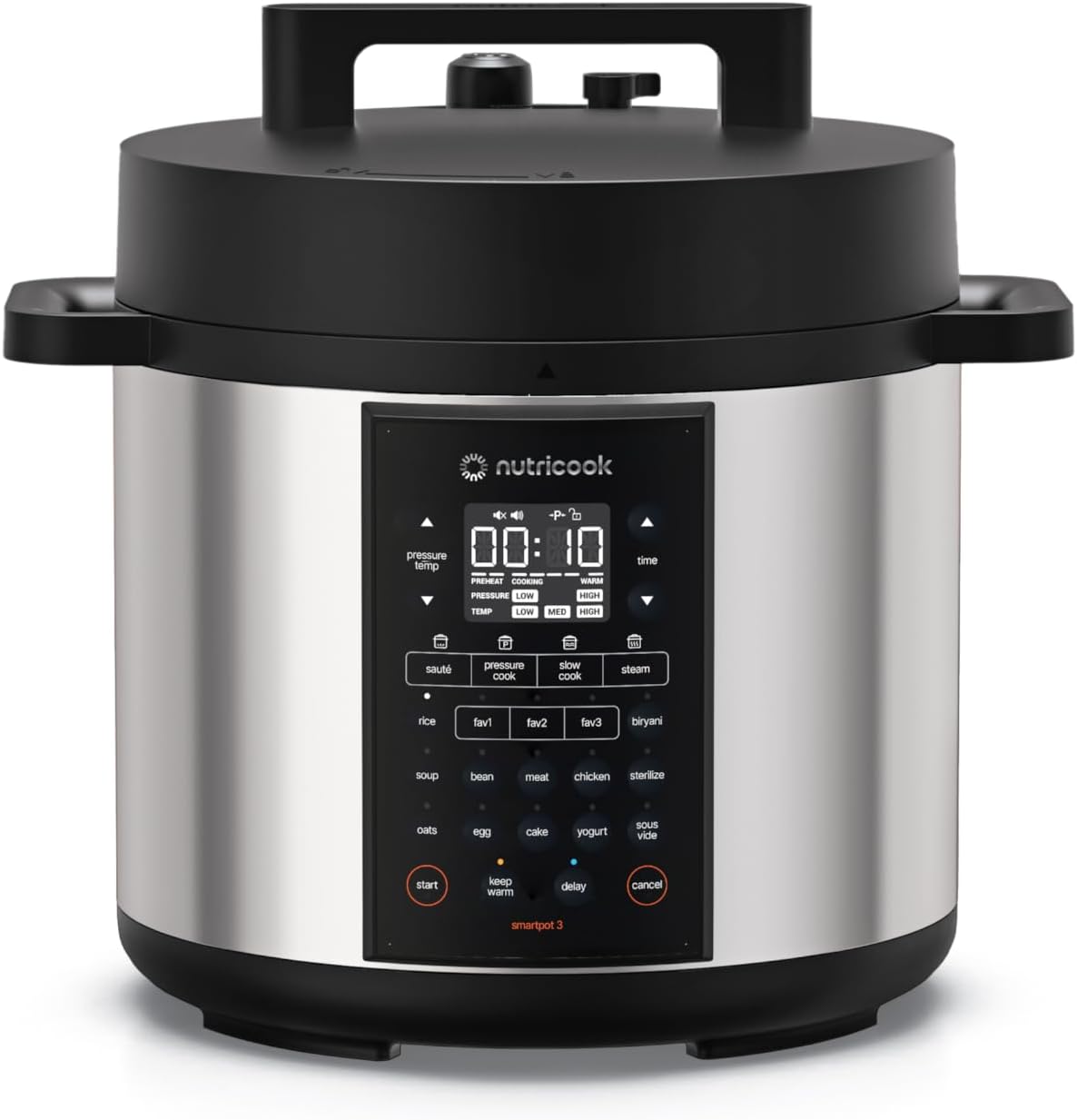 Nutricook Smart Pot 3 Pressure Cooker, 6L, 1200W