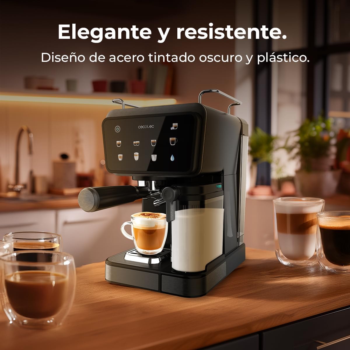 Cecotec Power Espresso Touch ColdBrew Latte | 1350W | 20 Bar Espresso Machine