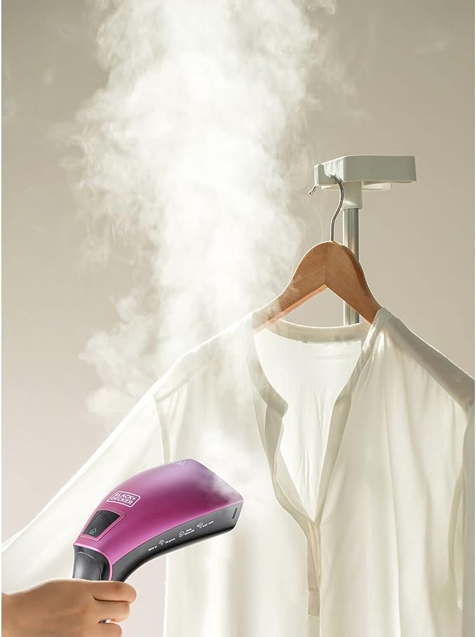 Black Decker Portable Digital Handheld 1600W Garment Steamer