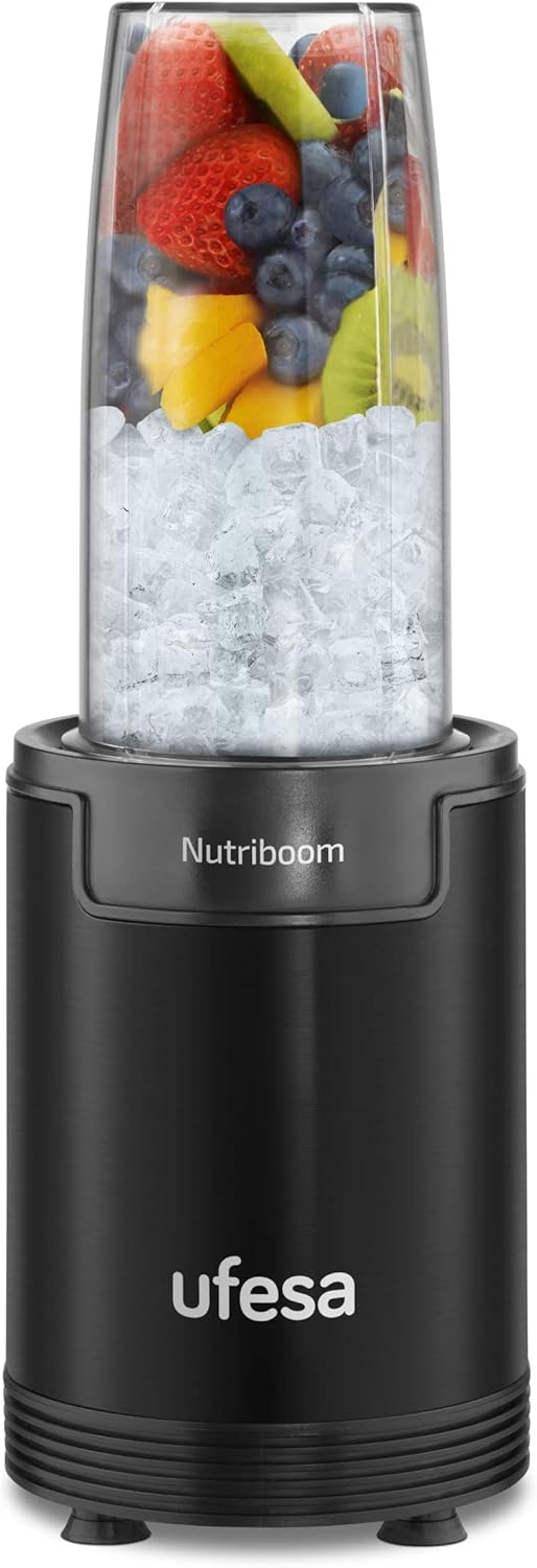 Ufesa BS2500 Nutriboom Individual Tabletop Blender, Multi-Function Nutrient Extractor, 900 W