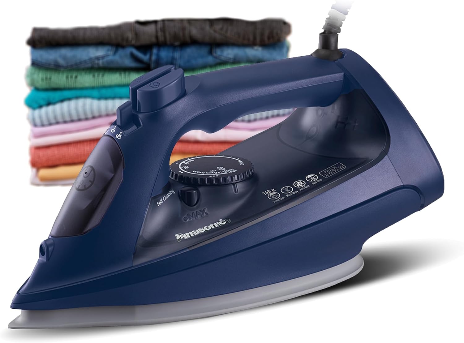 Panasonic Optimal Care Steam Iron 2600W, Ceramic