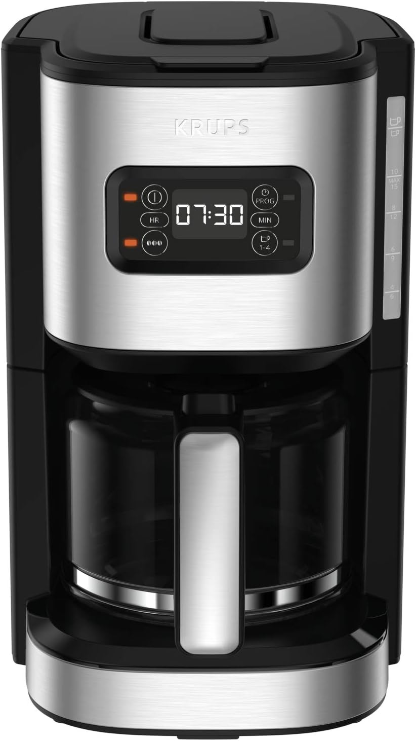Krups Excellence KM480D10 Stainless Steel Coffee Maker 1.25 Litres Krups Excellence KM480D10 Stainless Steel Coffee Maker 1.25 Litres
