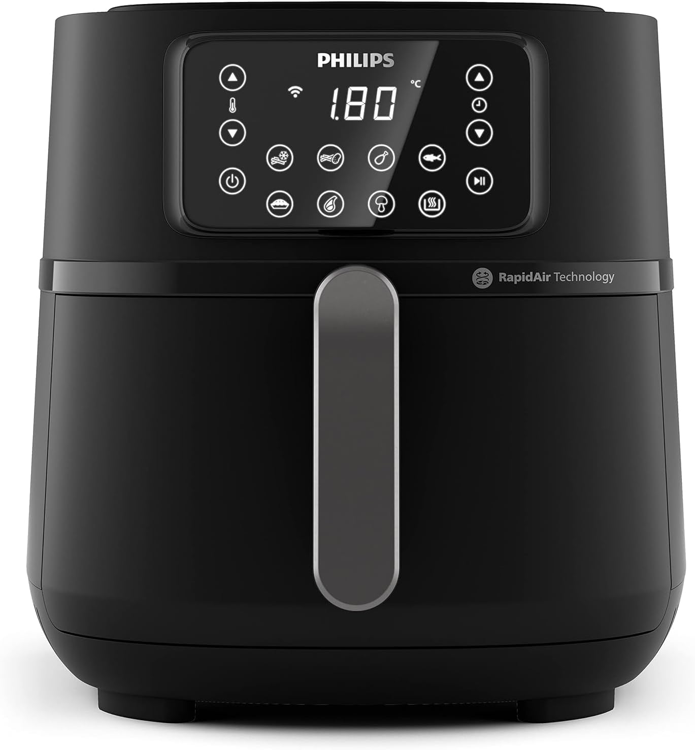 Philips Digital Air Fryer 7.2 Liter, 2000 Watt,Black (International Warranty)