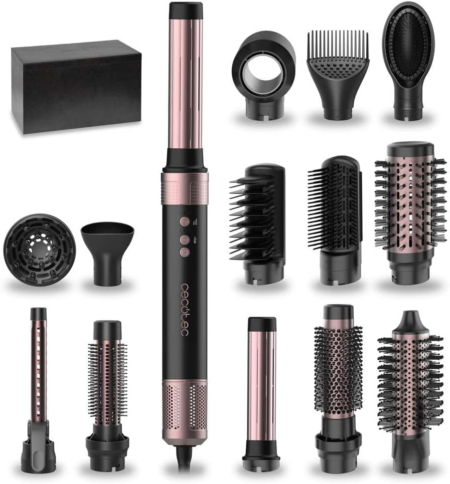 Cecotec Ceramic Care 14in1 Air Glisse Black Hair Styler 1400W Cecotec Ceramic Care 14in1 Air Glisse Black Hair Styler 1400W