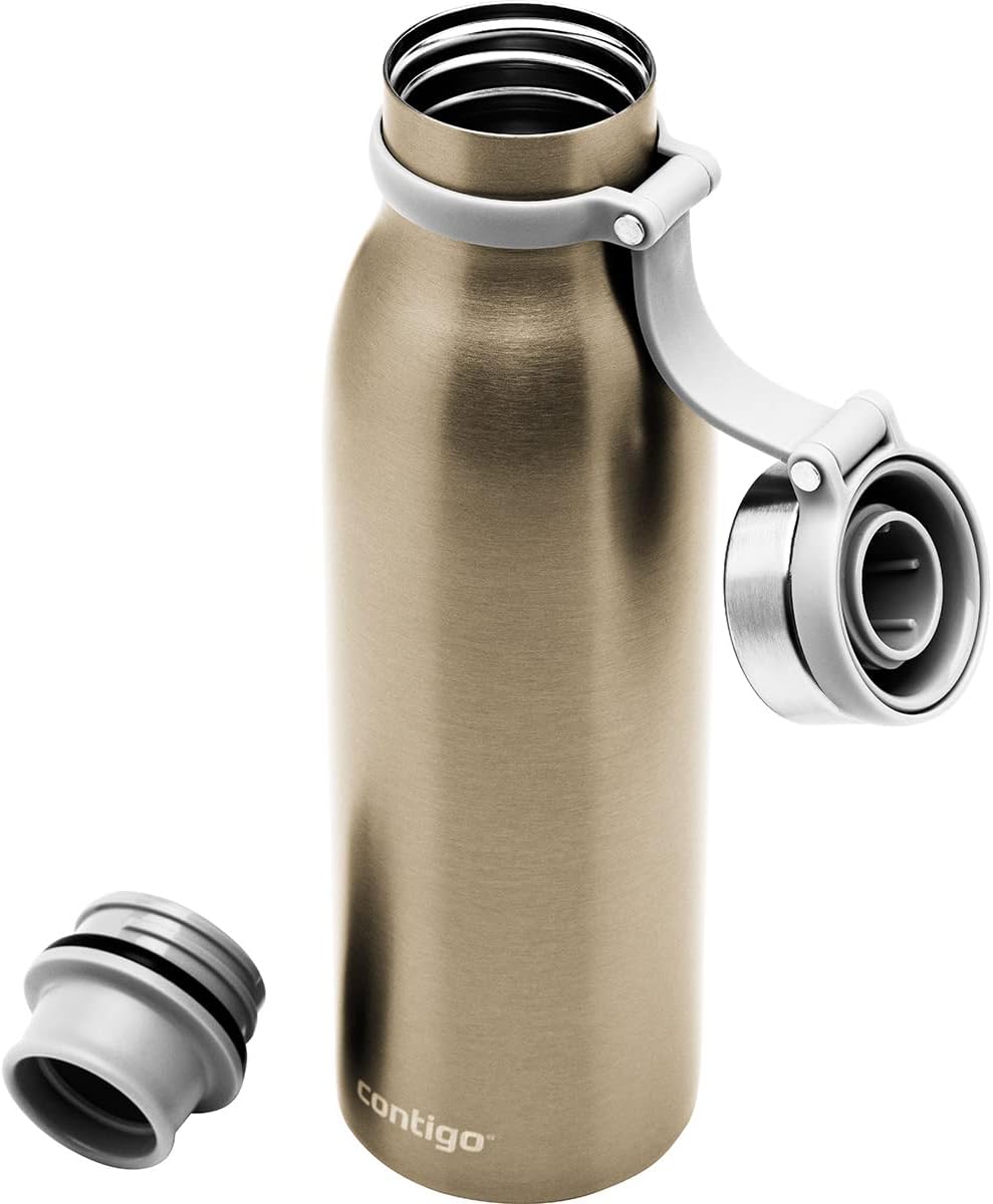 Contigo Autoseal Matterhorne Vacuum Insulated Water Bottle 590ml with Leak-Proof Lid