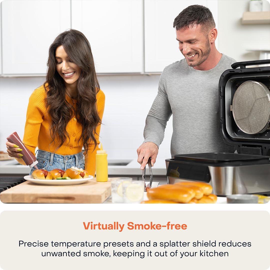 Smart Indoor Grill & Air Fryer XL 8.5L