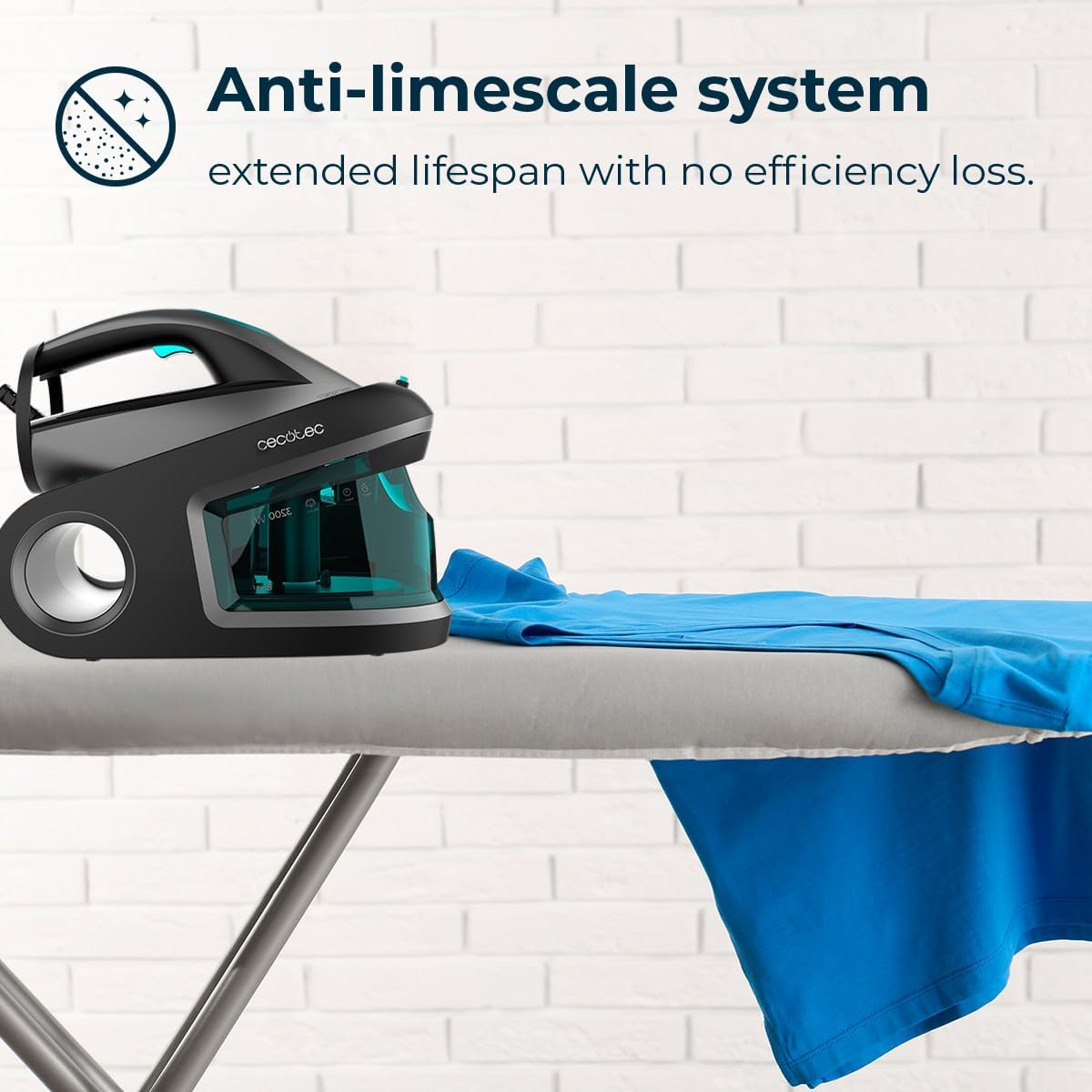 Cecotec Steam Iron Station 3200W High Pressure Power Steam