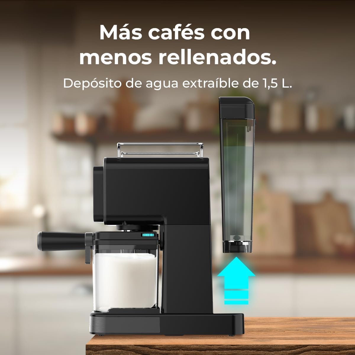 Cecotec Power Espresso Touch ColdBrew Latte | 1350W | 20 Bar Espresso Machine