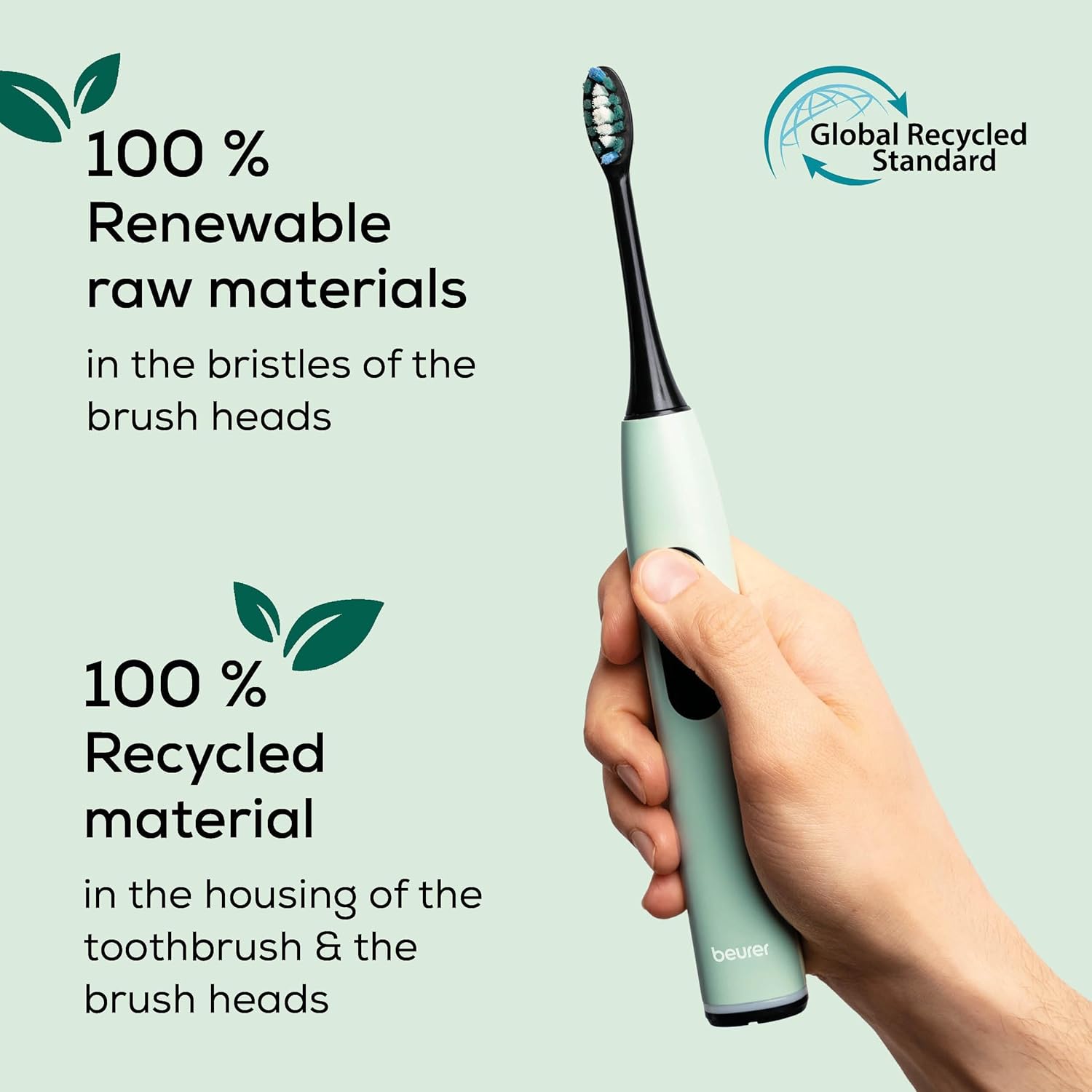 Beurer Electronic Sonic Toothbrush Peppermint Beurer Electronic Sonic Toothbrush Peppermint