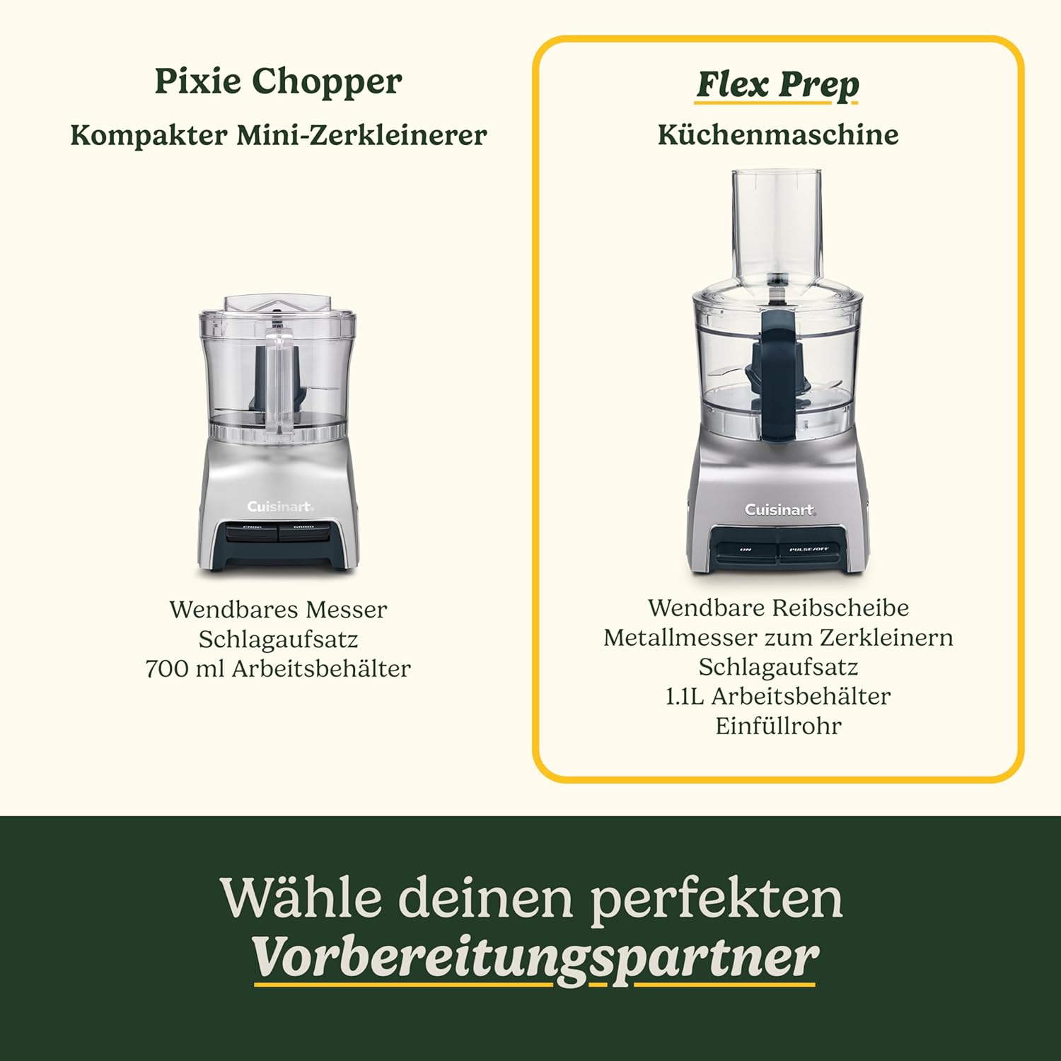 Cuisinart Flex Prep 1.1l Food Processor Fp5e
