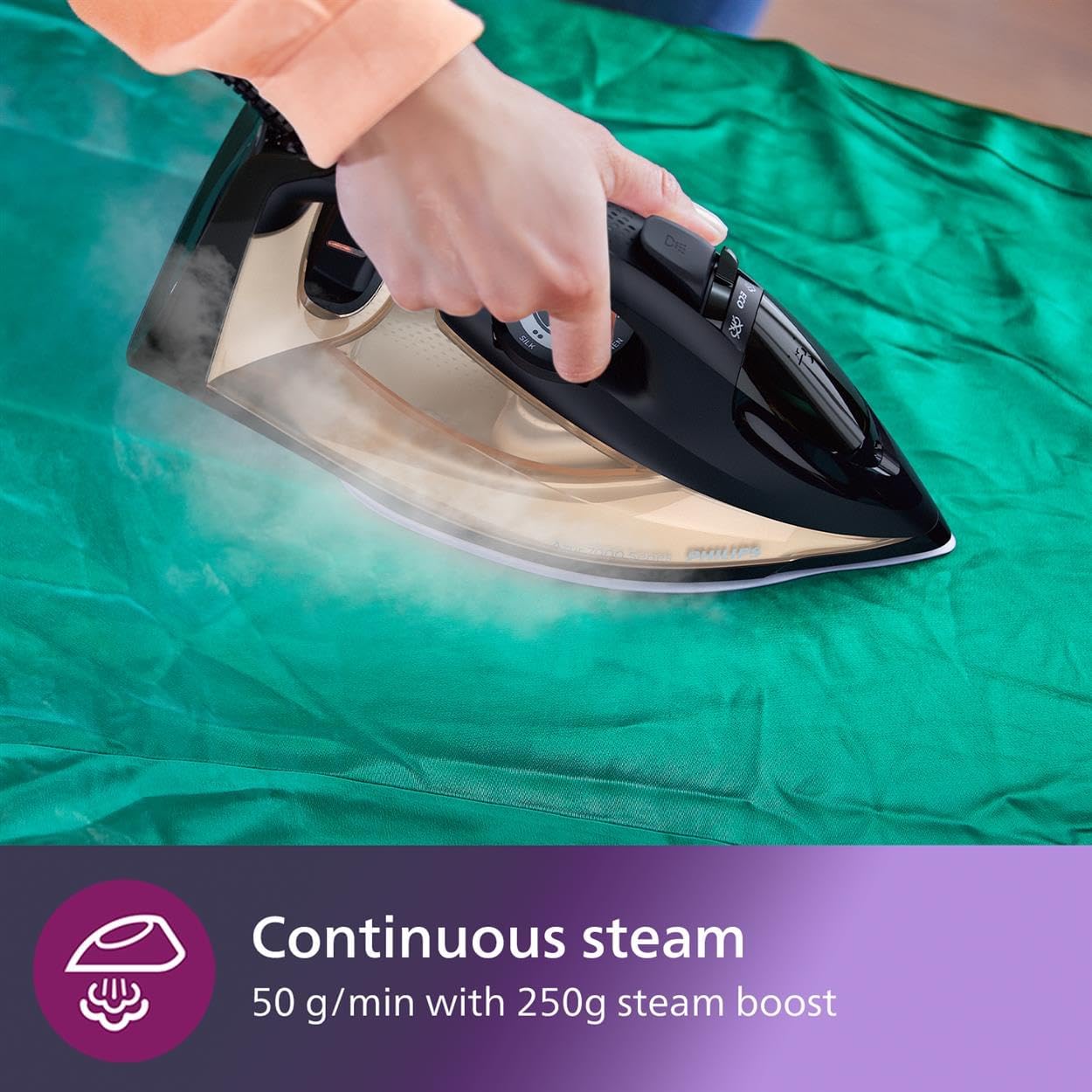 Philips Steam Iron 2800W Gold&Black