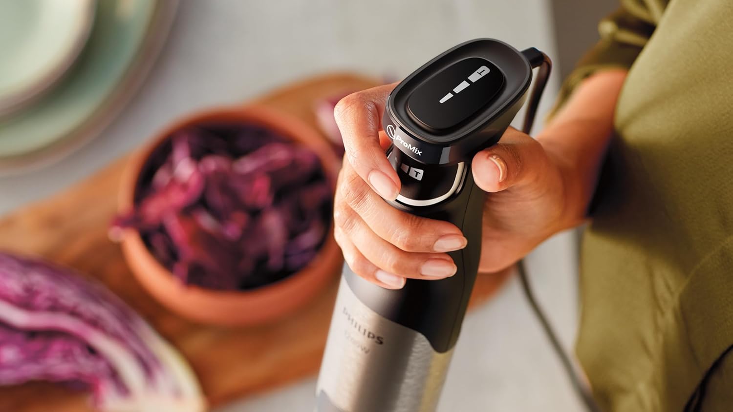 Philips HR2684/00 XL Hand Blender,Black & Silver