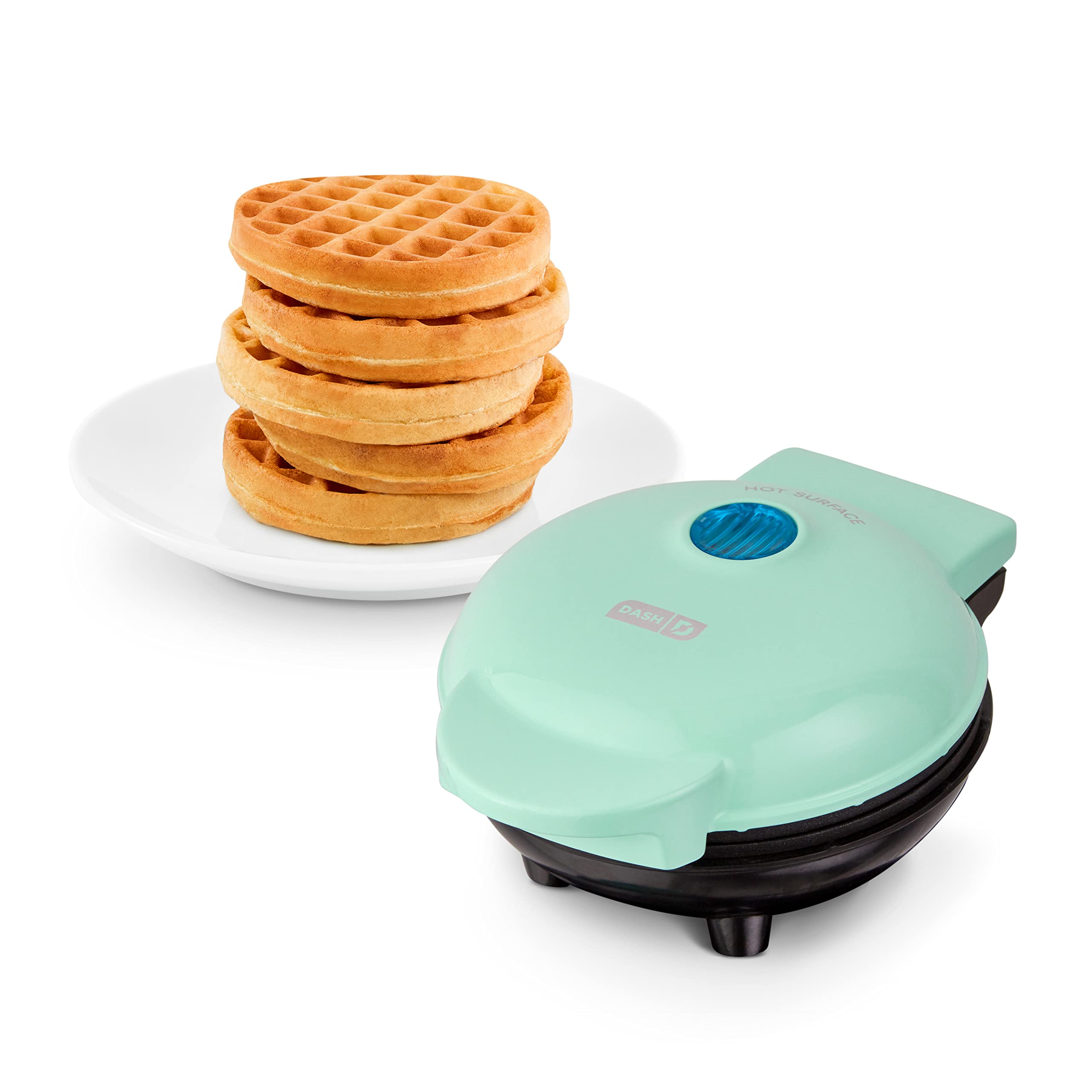 Dash 4 In. Red Mini Waffle Maker DMW001RD