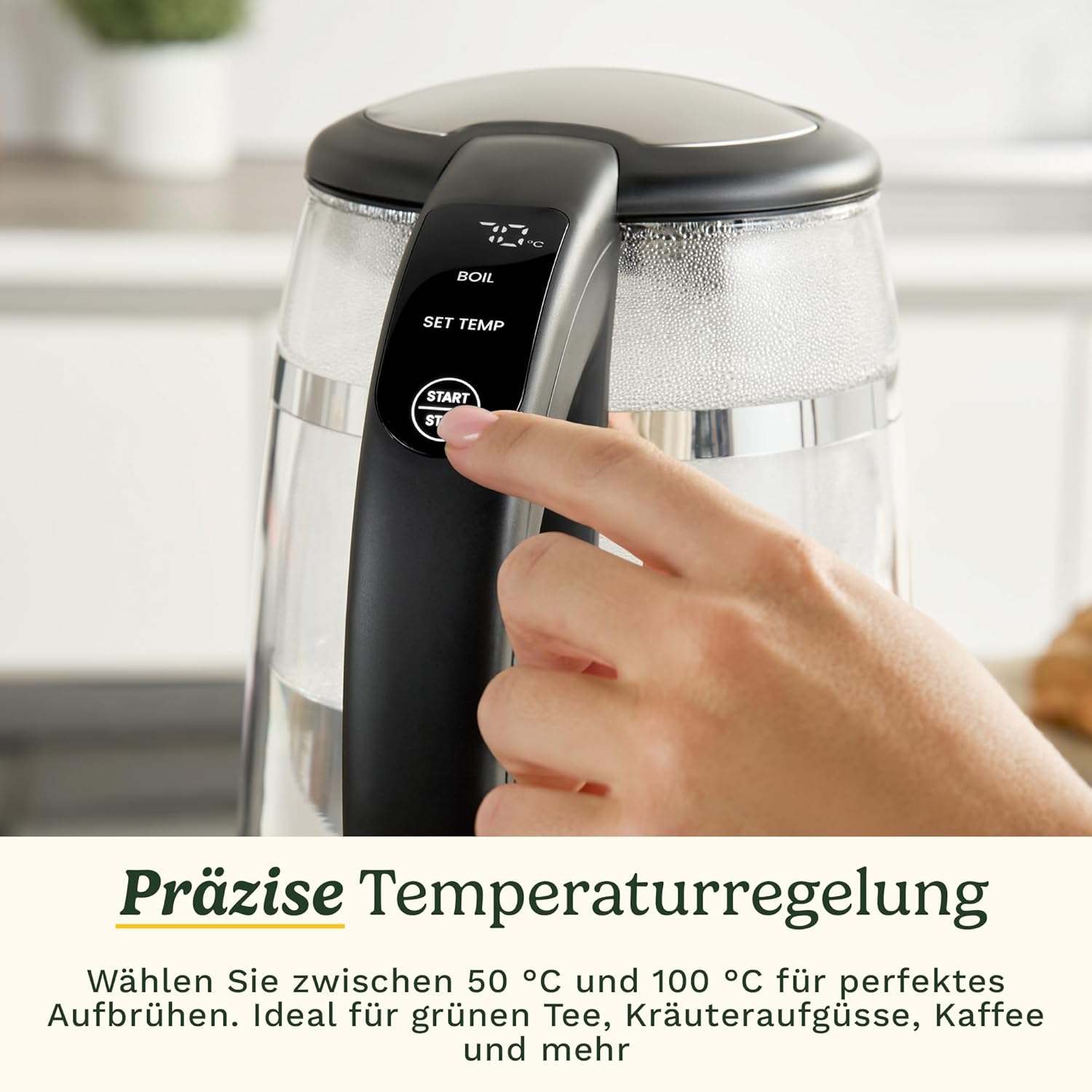 Cuisinart Glass Kettle Double Wall Eu 1.7L