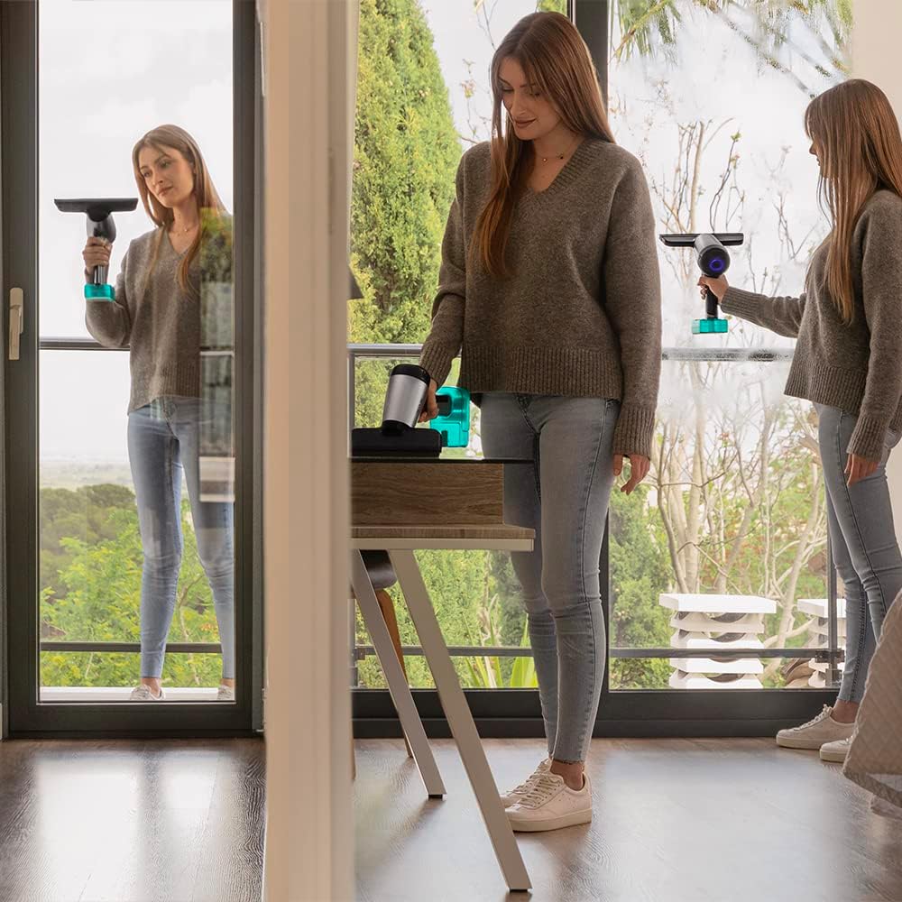 Cecotec Window Cleaner, Window Vacuum Cleaner Conga Rockstar 3700 Glass. 3 in 1 Cecotec Window Cleaner, Window Vacuum Cleaner Conga Rockstar 3700 Glass. 3 in 1