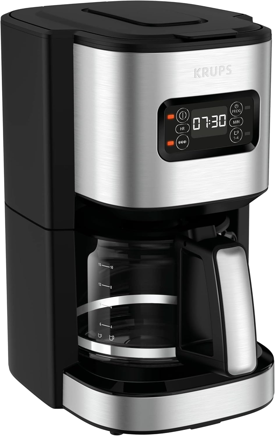 Krups Excellence KM480D10 Stainless Steel Coffee Maker 1.25 Litres Krups Excellence KM480D10 Stainless Steel Coffee Maker 1.25 Litres