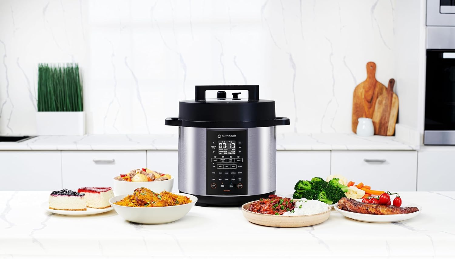 Nutricook Smart Pot 3 Pressure Cooker, 6L, 1200W Nutricook Smart Pot 3 Pressure Cooker, 6L, 1200W