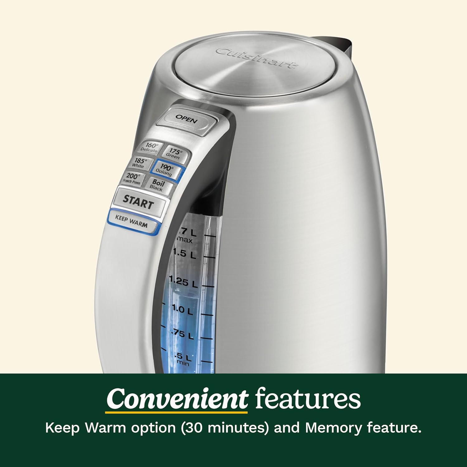 Cuisinart Stainless Steel Kettle 1,7L