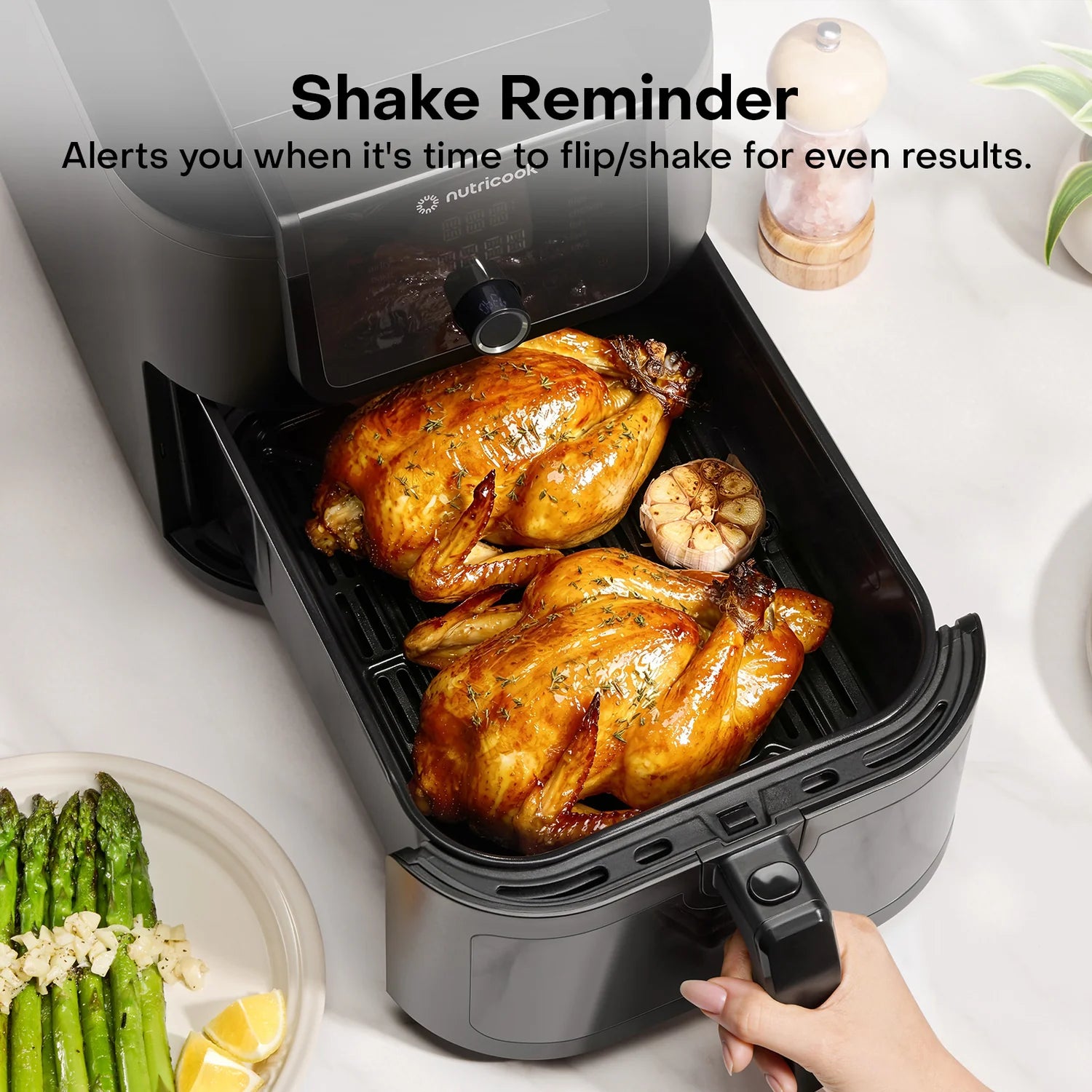 Nutricook Air Fryer Slim XXL NC-AFS330 | 8L | 1700W | 10 Programs