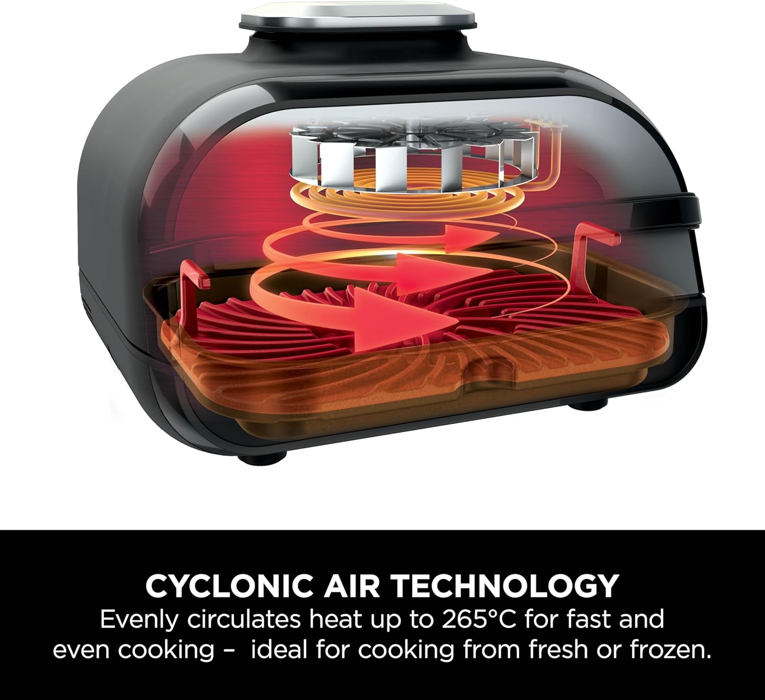 Ninja Foodi Max Ag551uk 6-In-1 Health Grill & Air Fryer - Grey Ninja Foodi Max Ag551uk 6-In-1 Health Grill & Air Fryer - Grey