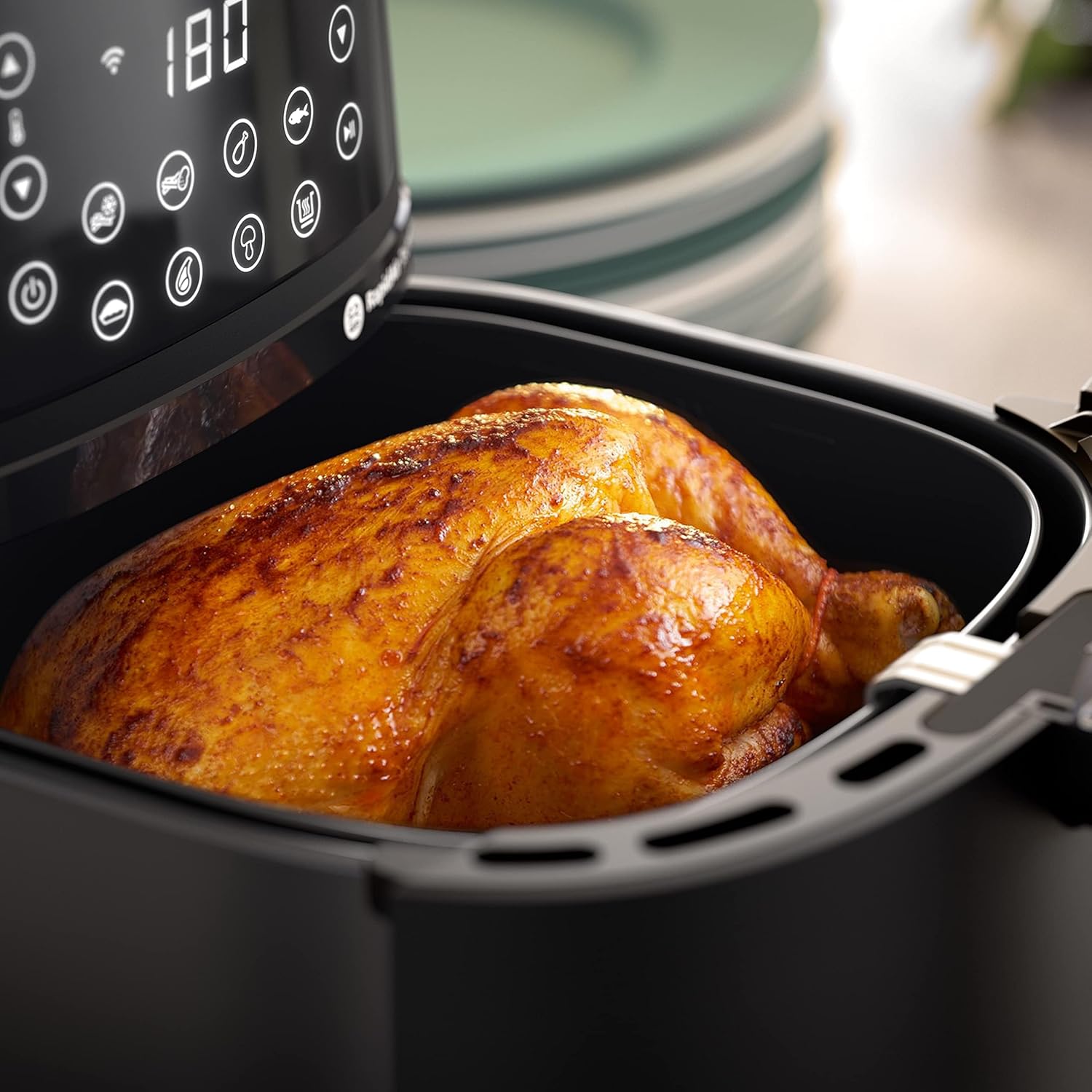 Philips Digital Air Fryer 7.2 Liter, 2000 Watt,Black (International Warranty)