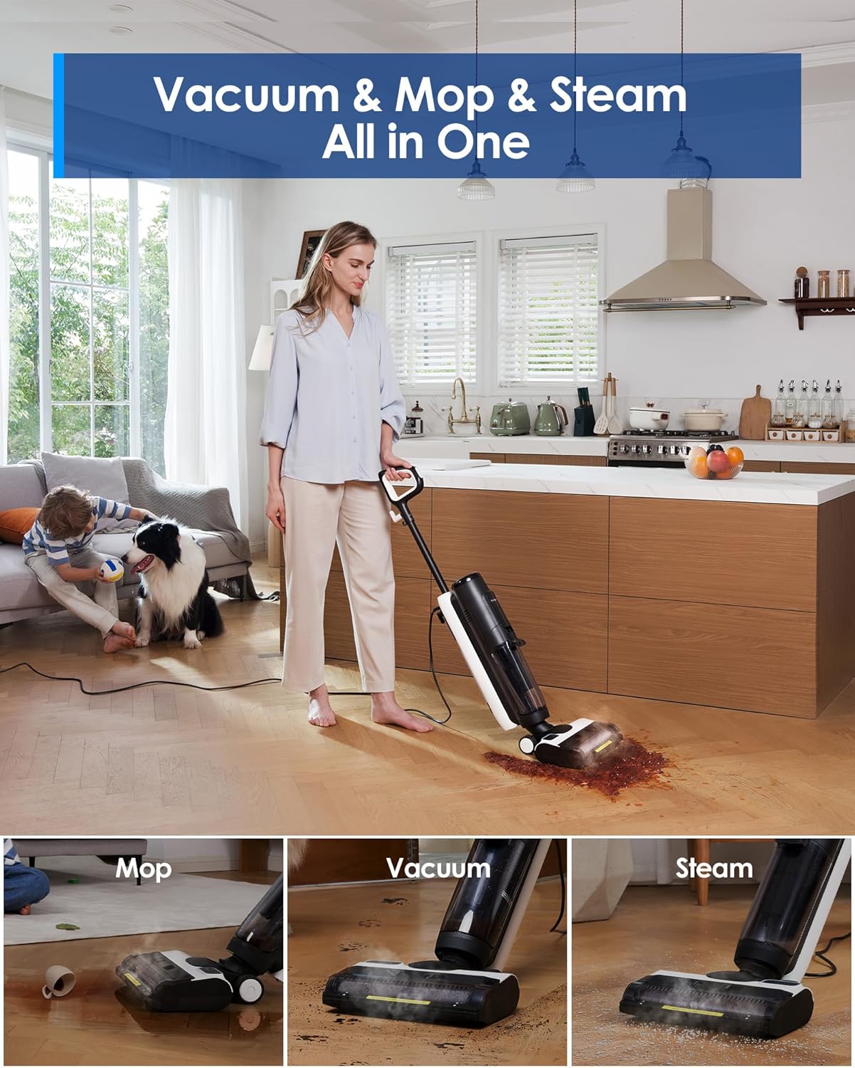 iFLOOR 5 Steam Corded Wet Dry Vacuum