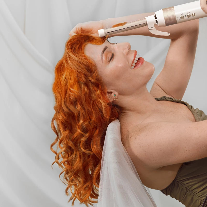 Cecotec Ceramic Care  AirGlam Champagne 14-in-1 Multi-Styler Hair Device with Coanda Technology, 1400 W