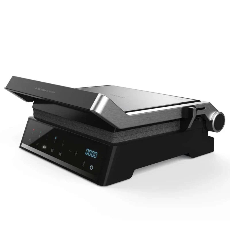 Cecotec Rock’Ngrill Smart Electric Grill, 2000 W Power, Smart 180° Opening, Removable Non-Stick RockStone