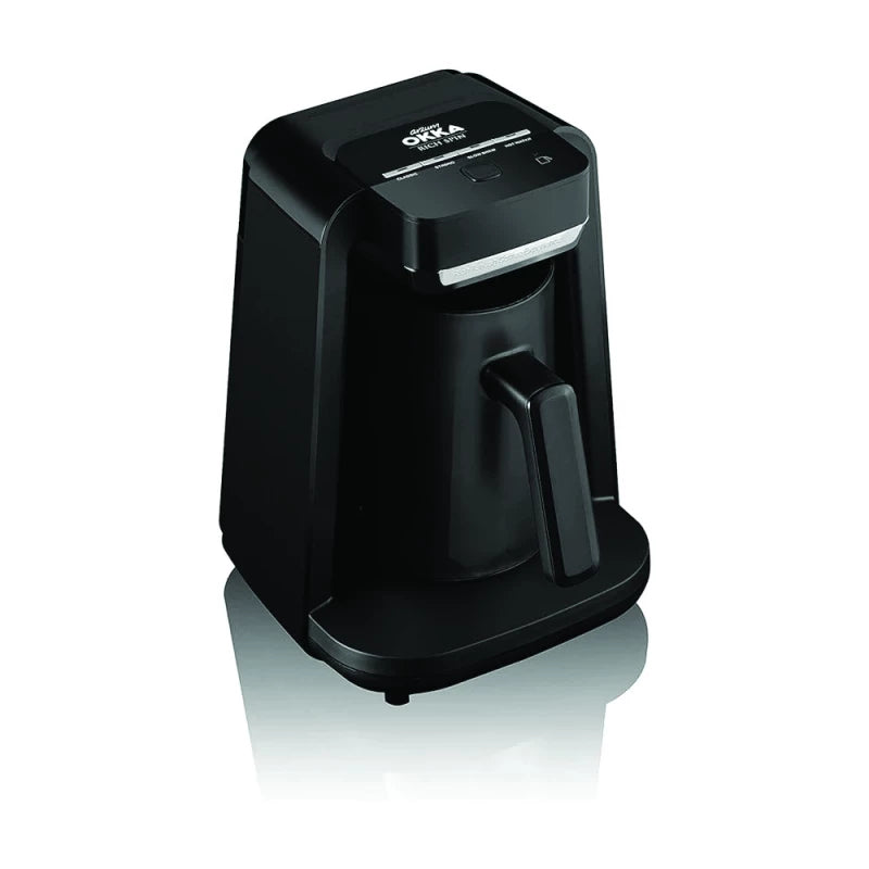 Arzum Spin Rich Turkish Coffee Maker- Black and Silver OK0016
