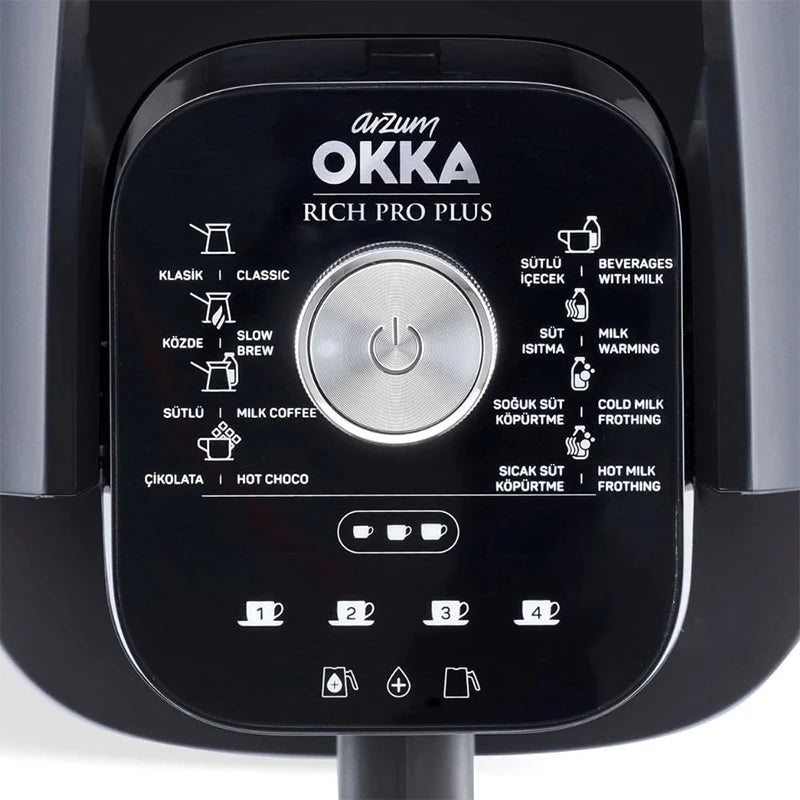 Arzum Okka Rich Pro Plus Turkish Coffee Machine With Water Tank