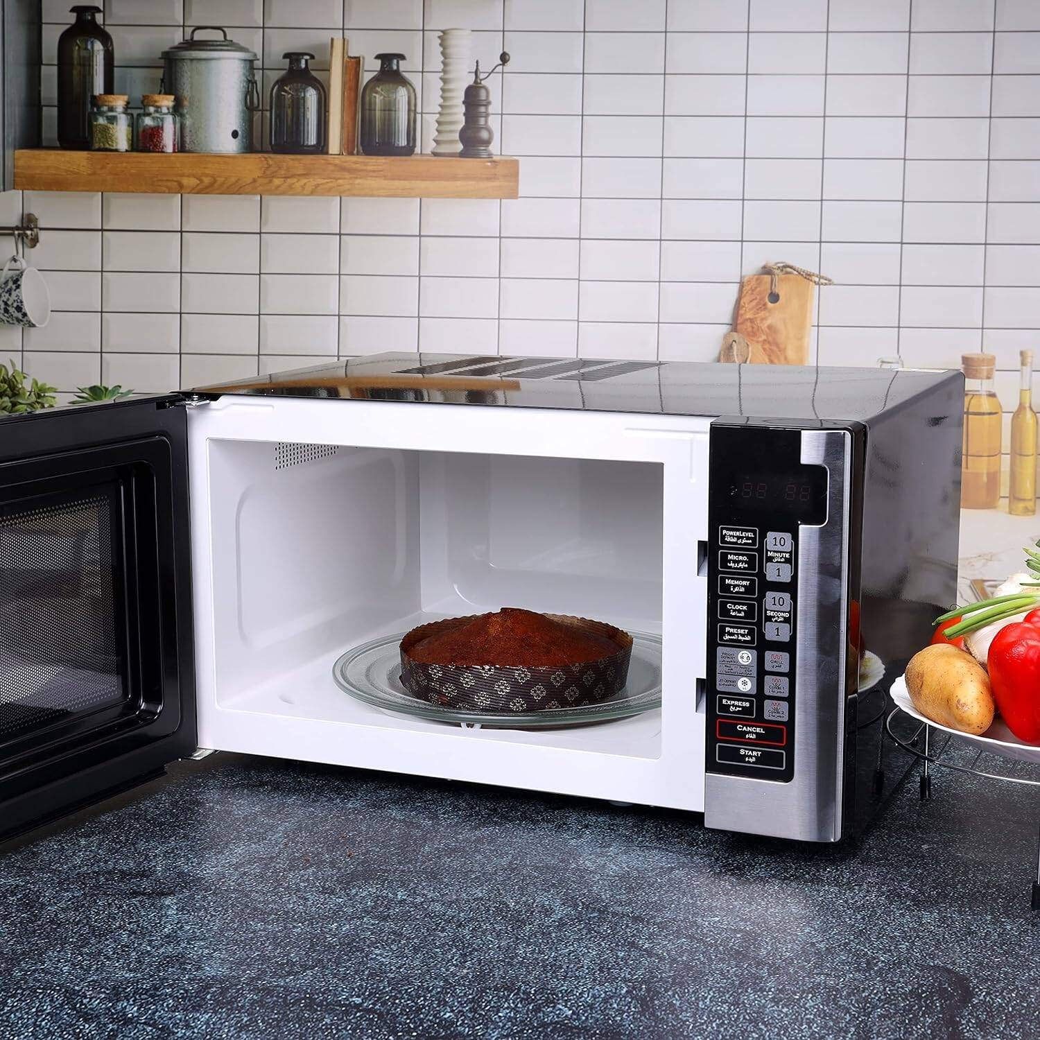 Geepas GMO1898 Digital Microwave Oven 45 L GMO1898