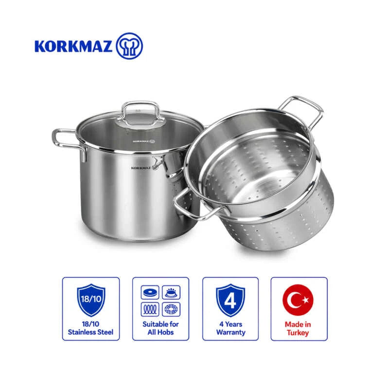 Korkmaz A1523 Perla Spaghetti Cookware Set