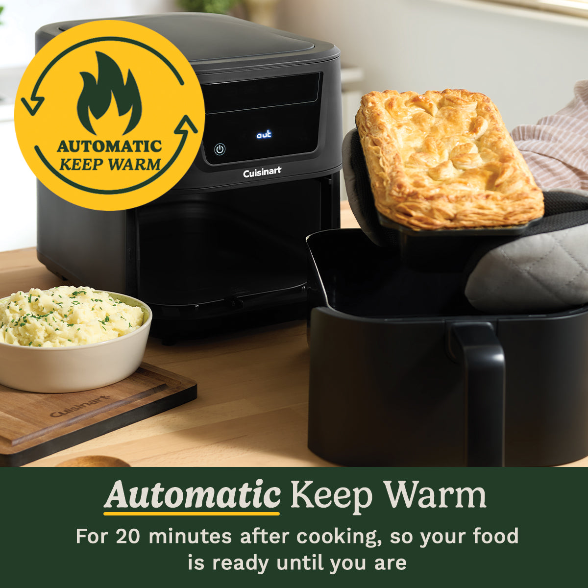 Cuisinart Air Fryer Compact Max Larger Capacity 7.6L