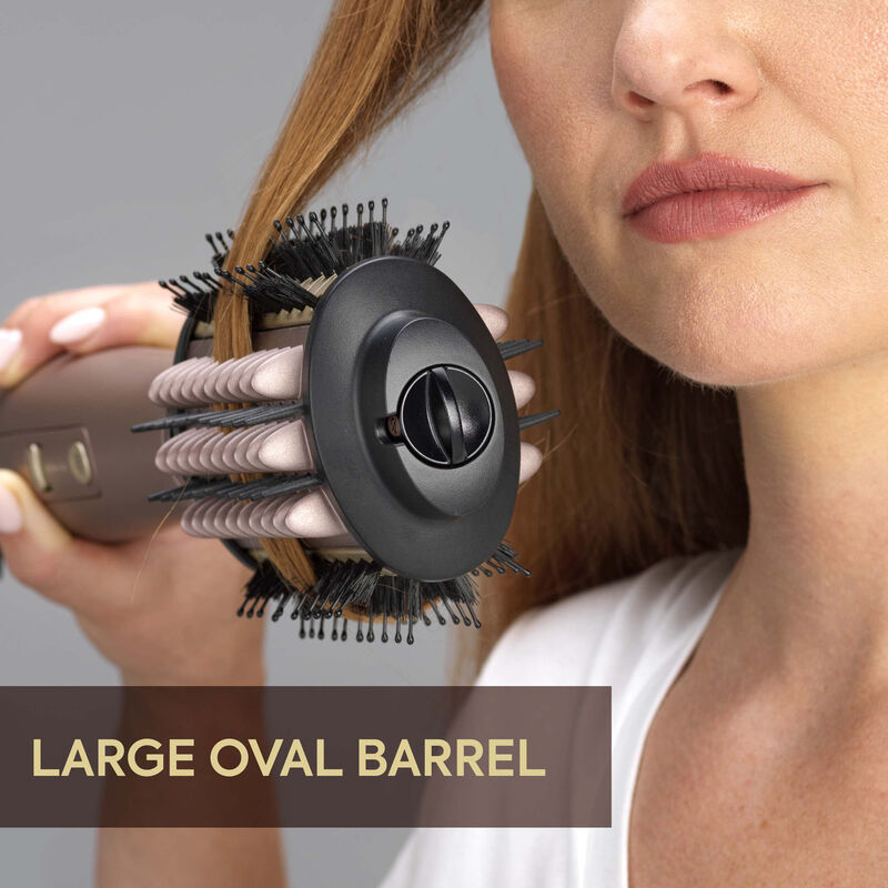 BaByliss 3-in-1 Hot Air Styling Brush for Wet to Dry Hair with Powerful Ionic AS95SDE