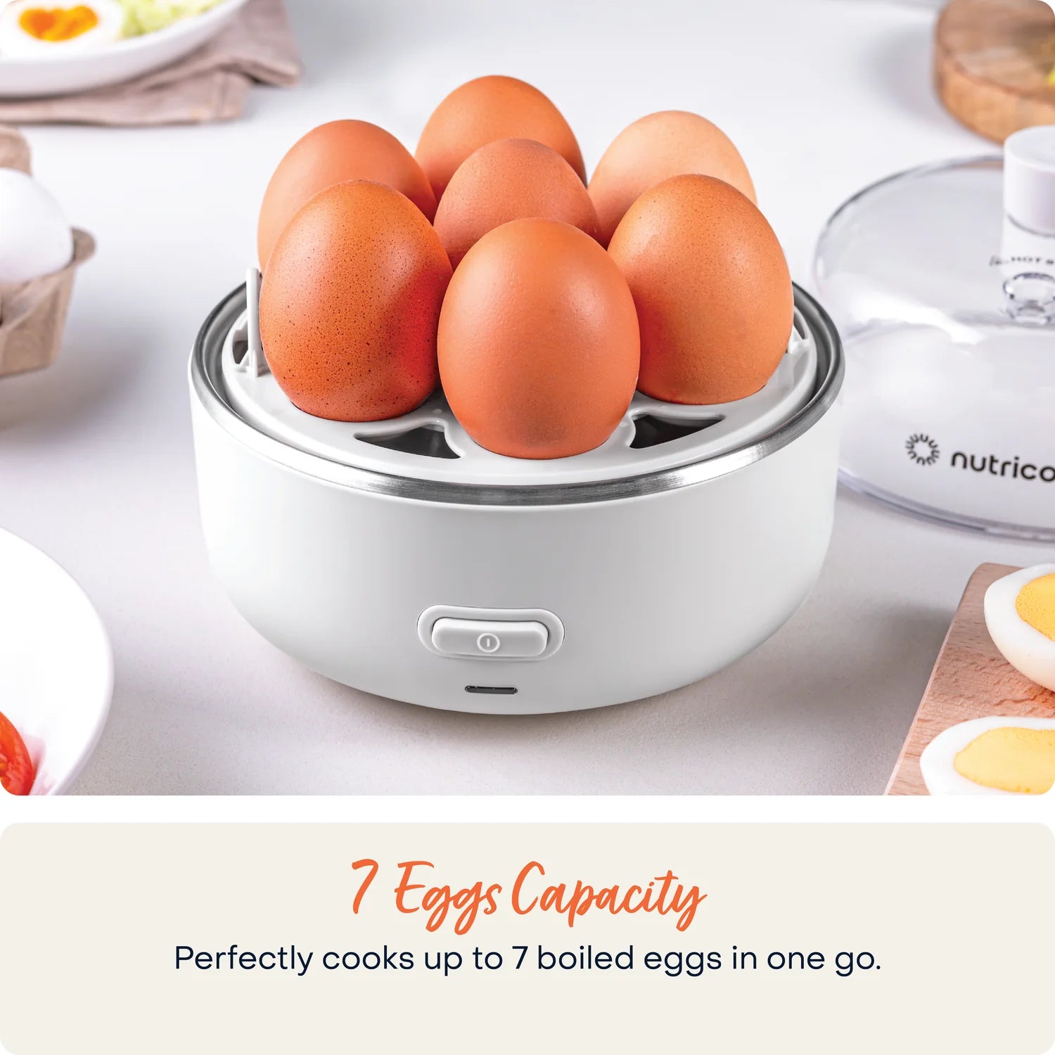 Nutricook Nc Eggi جهاز طهي البيض 2 - أسود