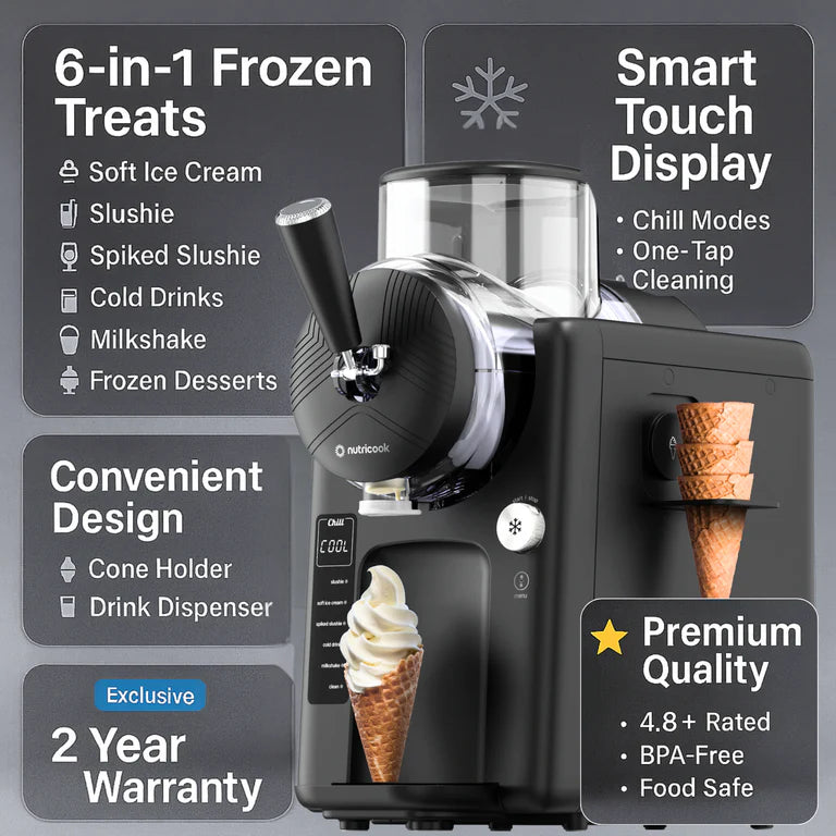 Nutricook Nc-Frs330k Frost - Ice Cream Maker, Slushie, Sorbet & Milkshake