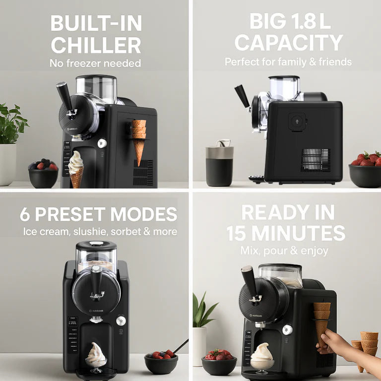 Nutricook Nc-Frs330k Frost - Ice Cream Maker, Slushie, Sorbet & Milkshake