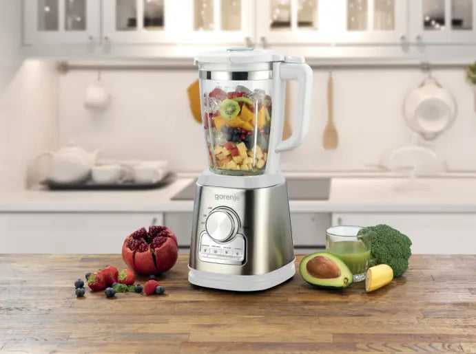 Gorenje Food Blender 1400 Watt White Stainless Steel