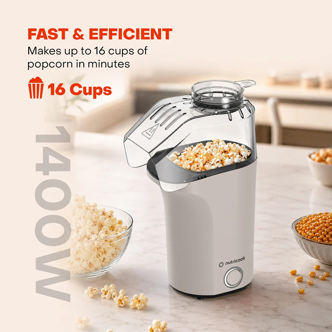 Nutricook Popcorn Maker Essentials NC-PM150R | 1200W | Red