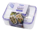 Komax Lunch Box With Fork, 2.0 L