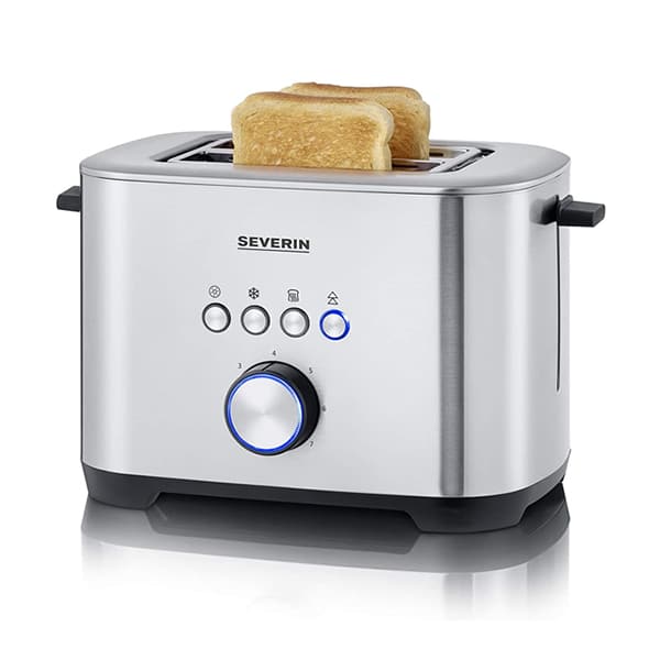 Severin Inox Toaster With Bagel Function 2 Slices,800w