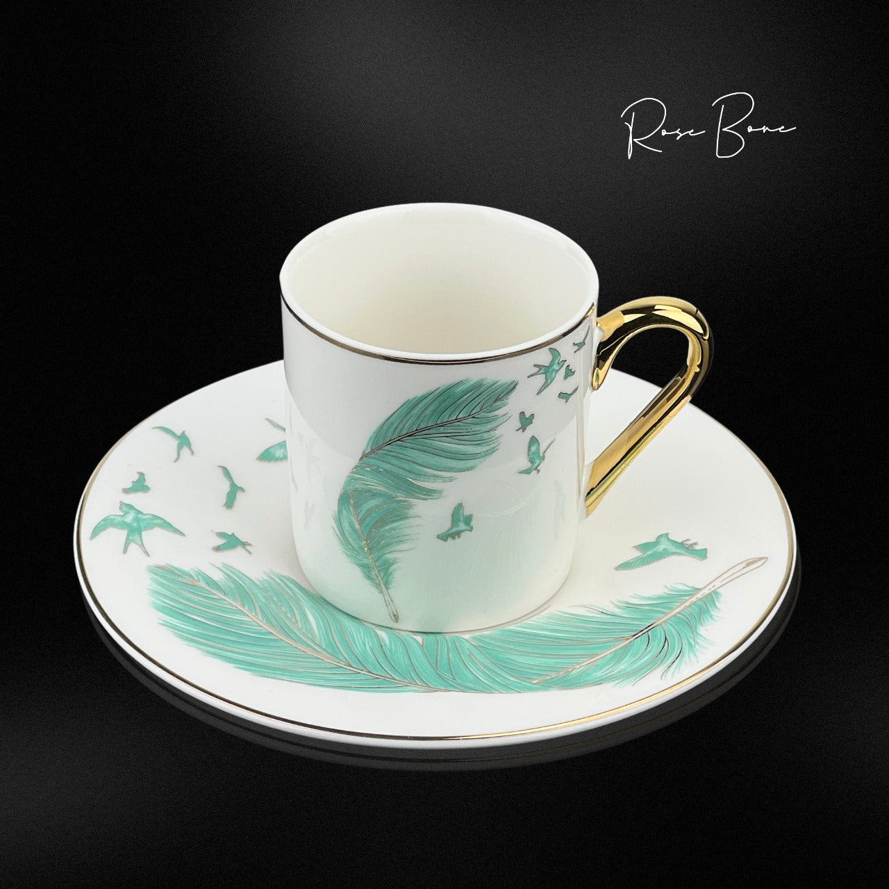 Rose Bon Coffee Cup Set/6