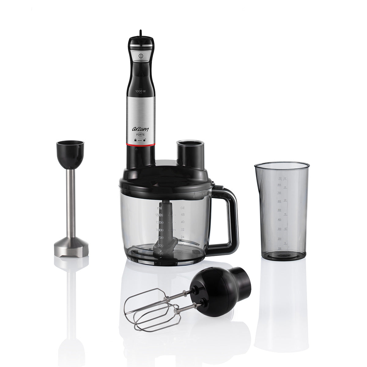 Arzum Forte Multi 1000 W Blender Set Black