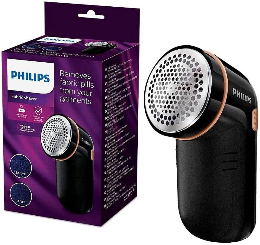 Philips Plastic Fabric Lint Remover, Black, Model