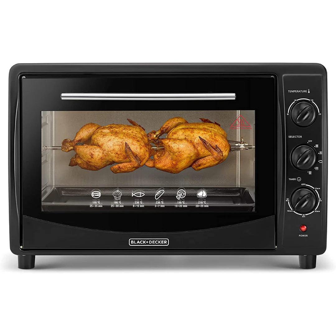 Black+Decker 45l Double Glass Multifunction Toaster Oven