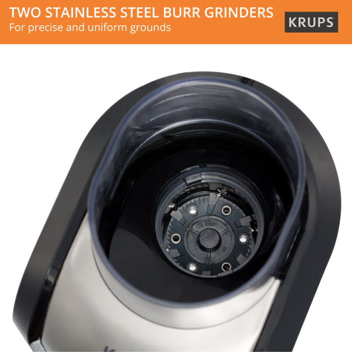 Krups Burr Grinder Gvx2 Blk-Met Krups Burr Grinder Gvx2 Blk-Met