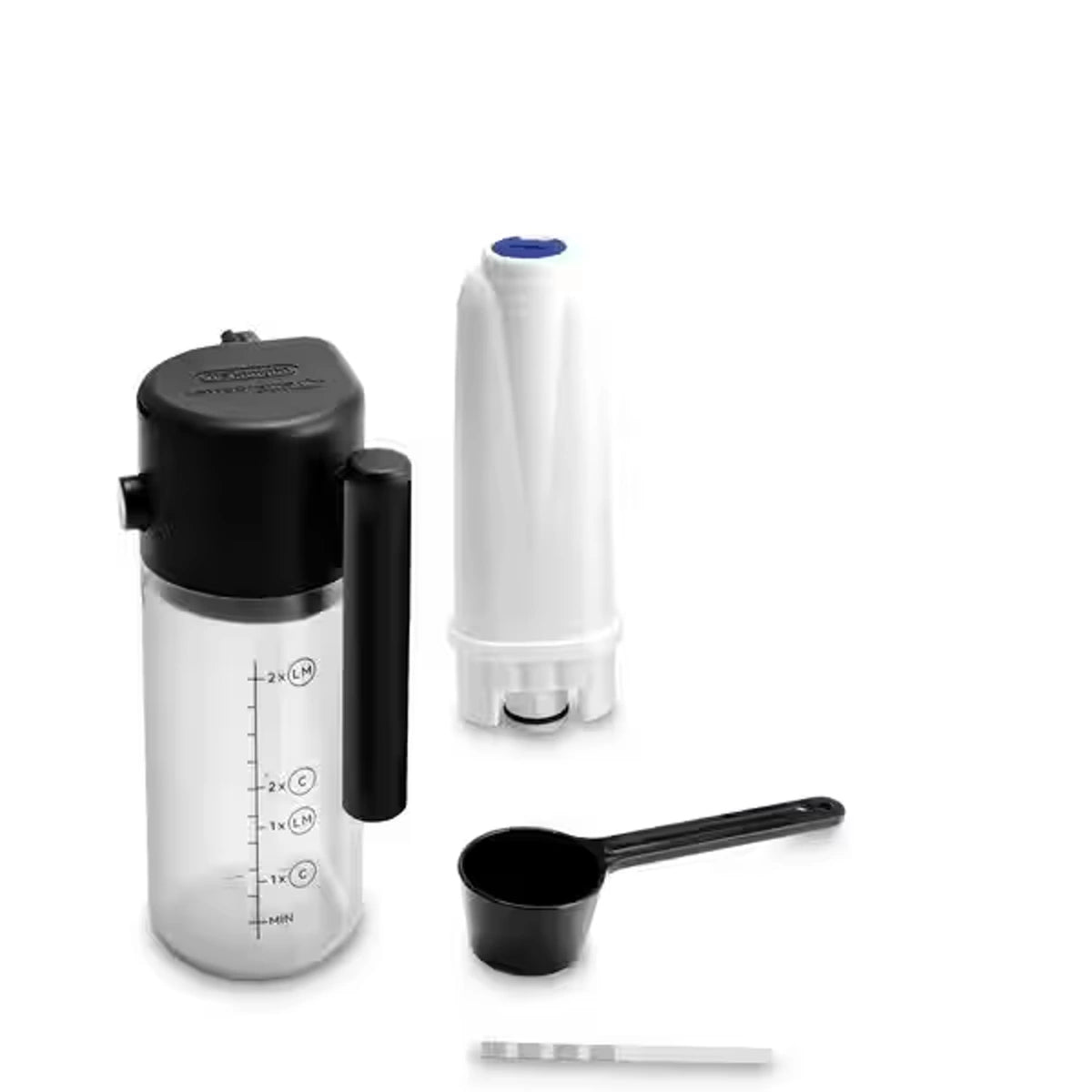 Delonghi Espresso Machine Magnifica Start 15-bar 1.8L capacity with Coffee Grinder Milk Tank Black