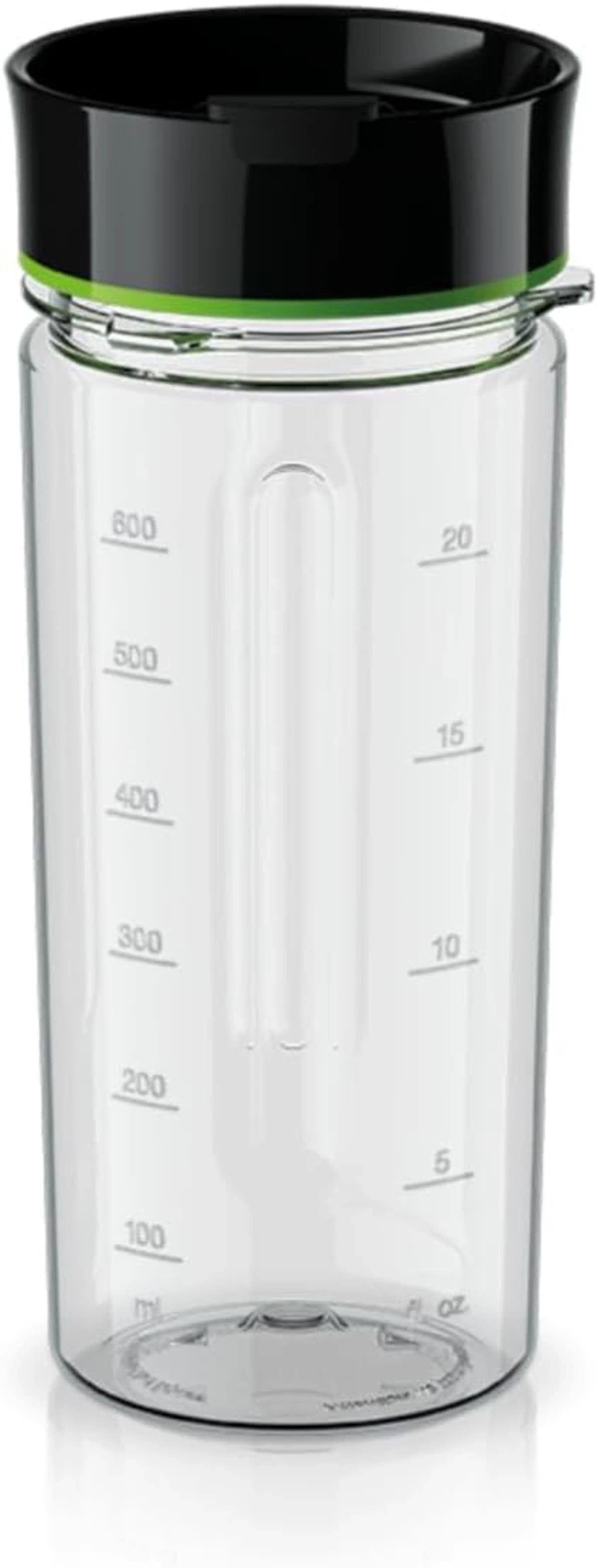 Braun Blender 800 W Variable Speed Dial + Pulse, 1.5 L, Glass, With 2 Smoothie To Go Cups, Silver